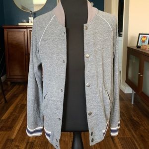 Alternative Earth Gray Baseball Jacket